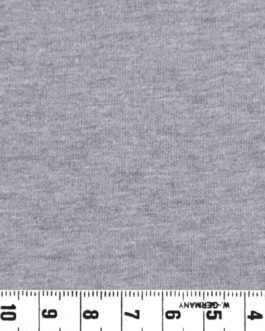 French Terry brushed grau meliert