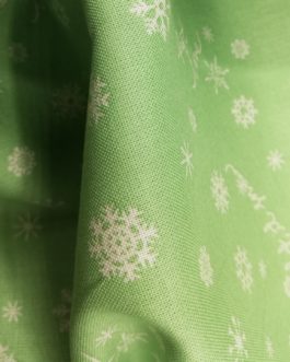 Webware Winter Tales green Snowflakes