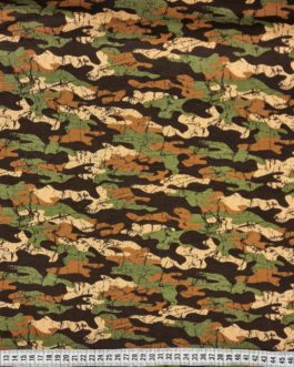 French Terry Army Camouflage brown/beige