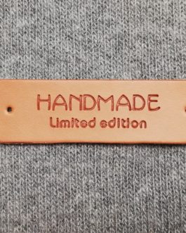 Label Kunstleder “Handmade” Limited edition