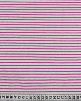 Strick Doubleface Stripe fuchsia/white