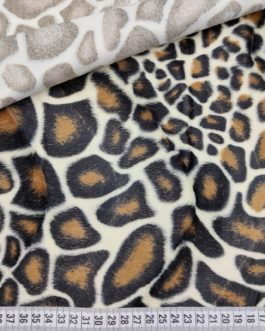 Tierfellimitat Giraffe bunt