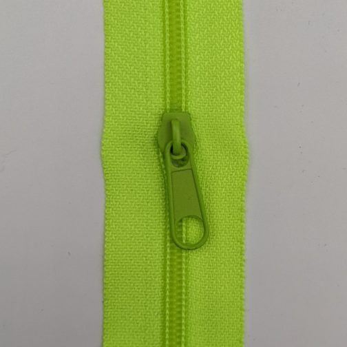 Endlosreißverschluss 3mm neon grün