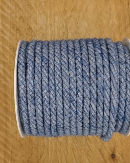 Kordel 6mm blau meliert