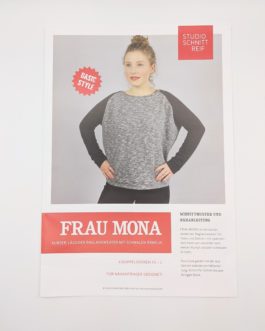 Studio Schnittreif Frau Mona Kurzer, Lässiger Raglansweater mit schmalen Ärmeln