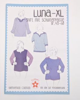 Farbenmix Luna-XL Shirt mit Schulterpasse