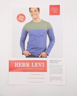 Studio Schnittreif Herr Levi Schlankes Langarmshirt mit Colourblocking