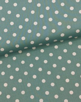 Webware Poplin Dots old green