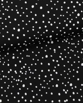 Webware Poplin Dots black white