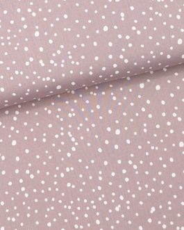 Webware Poplin Dots Dusty rose