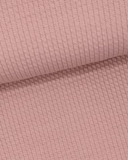 Mini-Zopf-Jersey nude rosa