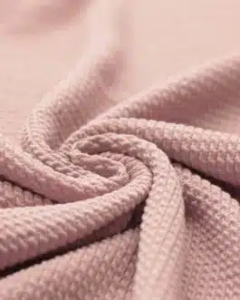 Mini-Zopf-Jersey nude rosa
